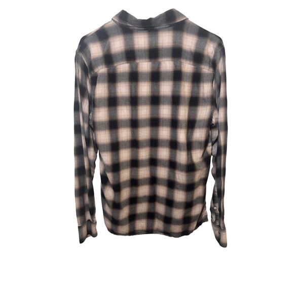 Abercrombie & Fitch Soft A&F Flannel Plaid Button Front Shirt Mens Size Medium - Picture 6 of 8